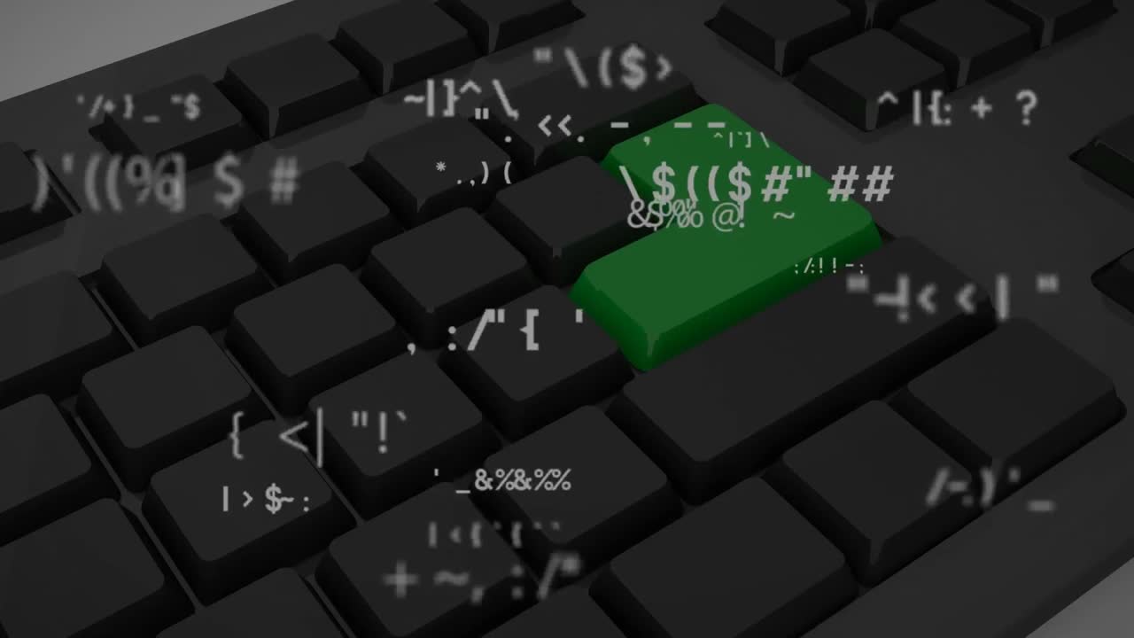 키보드를 통해 데이터 처리의 애니메이션