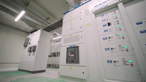 electric voltage control room of a plant