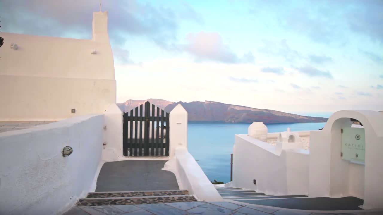 Stunning Sunset View of Oia, Santorini