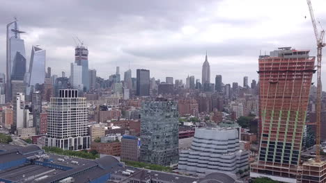 aerial view of new york city