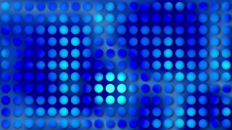 A-grid-of-round-blue-lights-animation-with-changing-intensity-on-an-abstract-altering-background