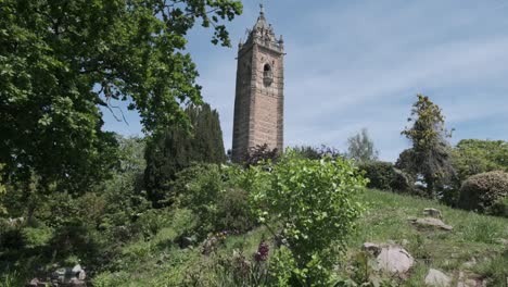 smooth slider shot of cabot tower brandon hill bristol