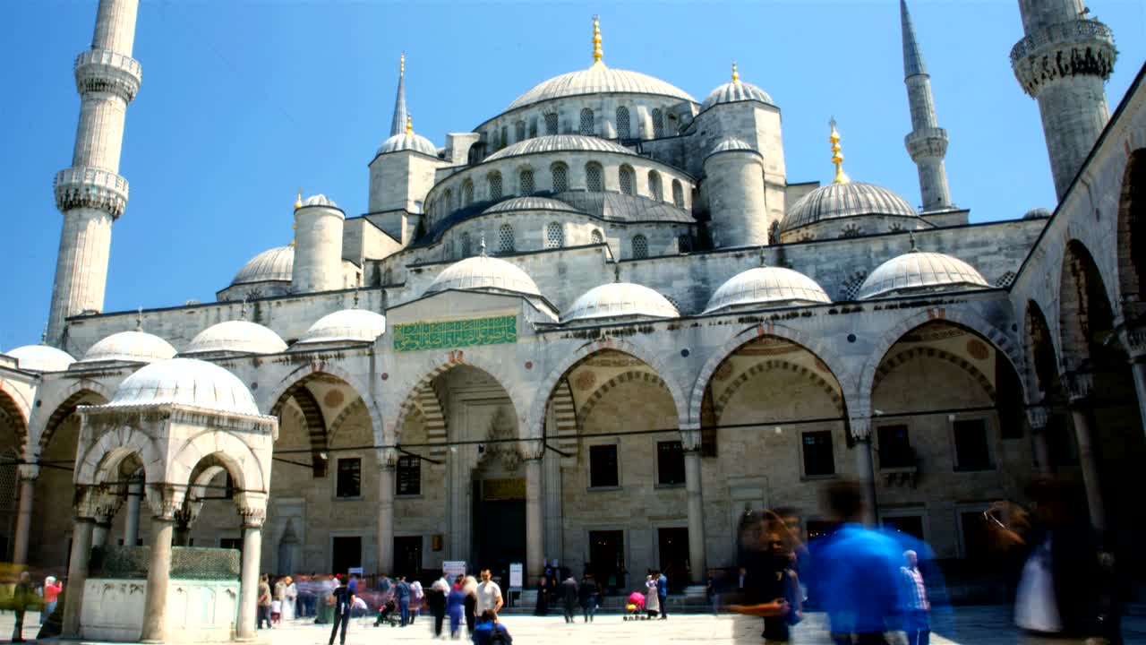 la mezquita azul en estambul, turquía