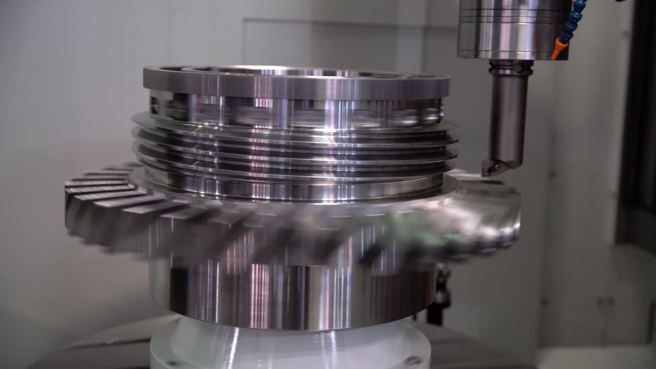 금속 가공 cnc 밀링 머신.