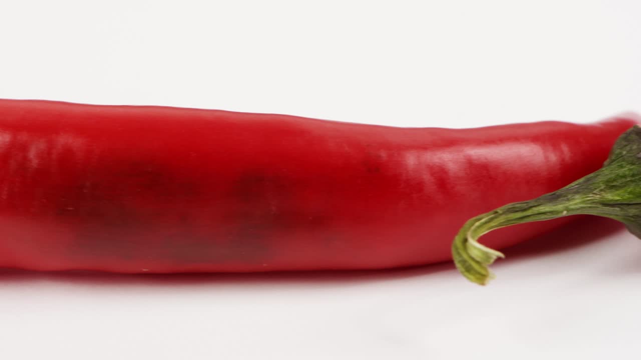 은 고추, 측면 뷰, 루프 모션, 회전 360.