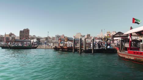 Leaving-The-Dubai-Creek-Harbour-By-Boat-Taxi