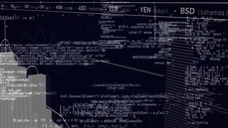 animation of network of connections over data processing