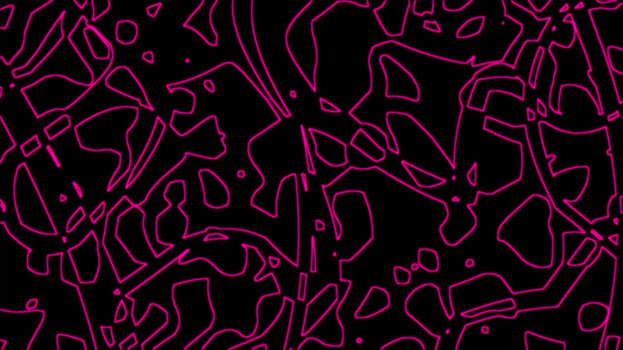 fondo de patrón sin costuras geométrico rosa abstracto. rayas abstractas bucle de caleidoscopio. rápido psicodélico colorido fondo de kaleidoscopio vj. discoteca fondo de movimiento abstracto. efecto caleidoscope