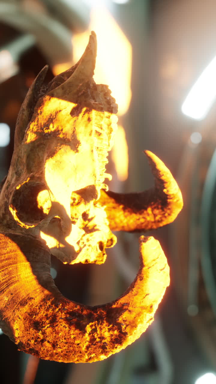 cráneo de carnero muerto en la estación espacial internacional