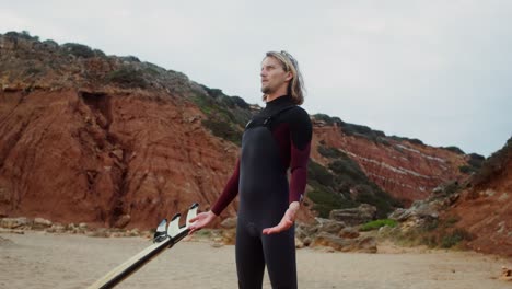 surfer at the beach