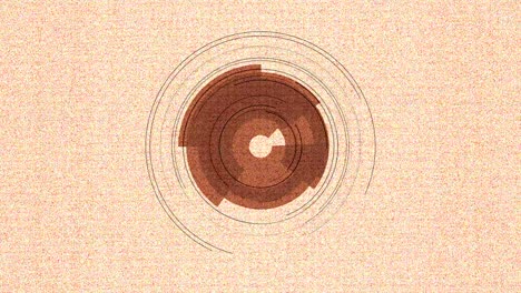 segmentos circulares rotativos de fondo abstractos