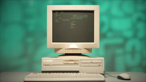 computadora de escritorio antigua