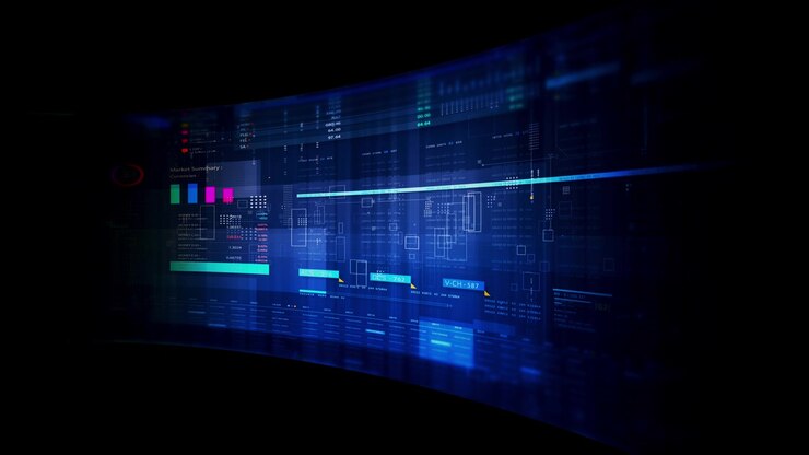 Dynamic data visuals for business info graphics, animated charts, and data-driven insights for a business meeting mock-up. Explore the world of trading, stock exchanges, and crypto