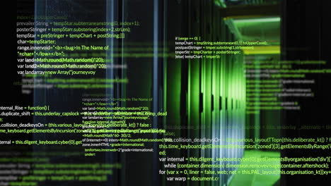 animation of data processing over computer servers
