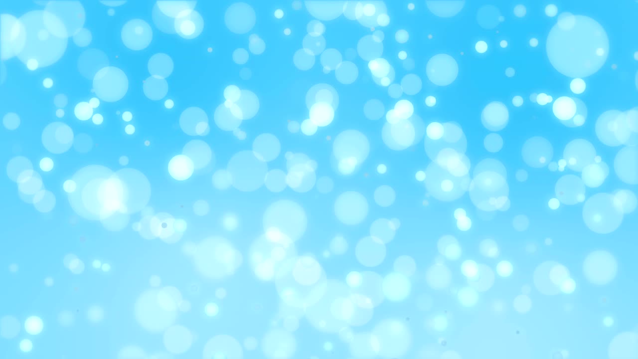 Sfondo con particelle bokeh turchese brillante