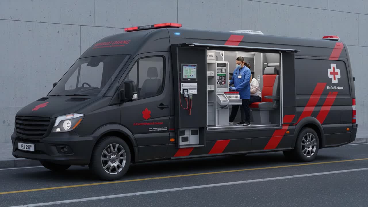 Kritik Durumlarda Hızlı Müdahale İçin Yüksek Teknolojili Ekipmanları ve Verimli Tasarımı Sergileyen Gelişmiş Acil Tıbbi Araç