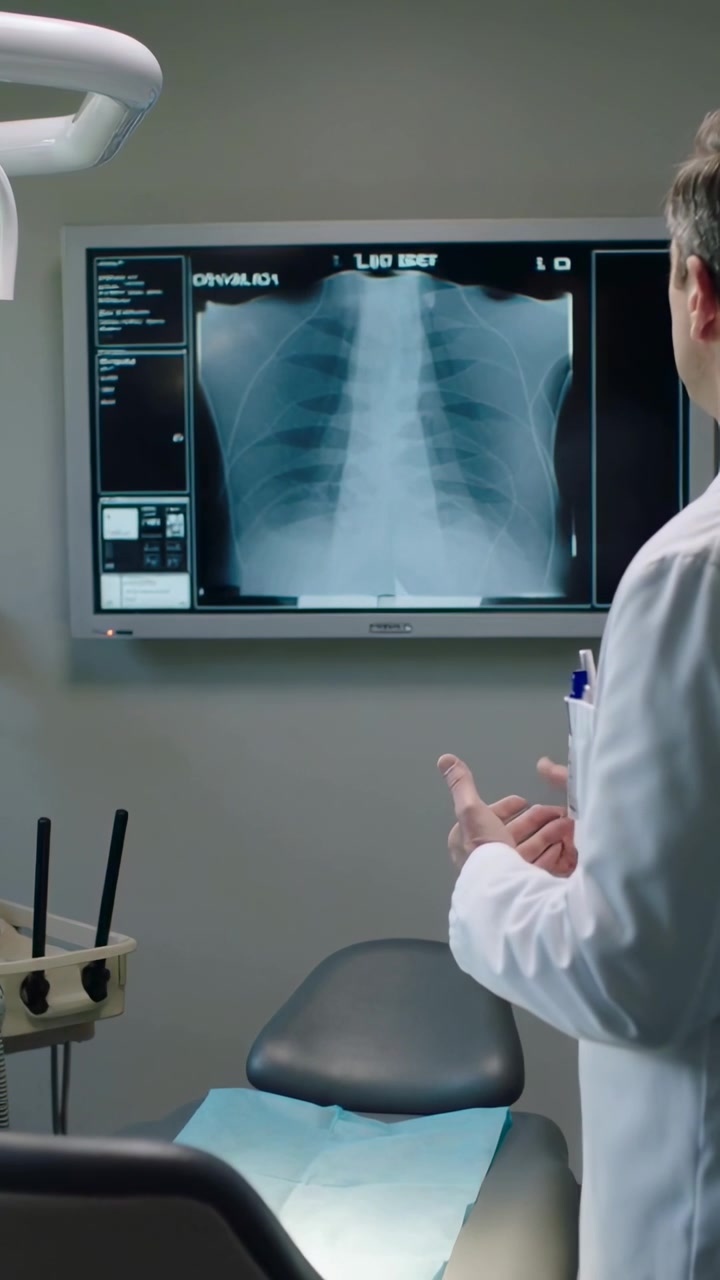 Vertical video: Seeing chest xray, Dr