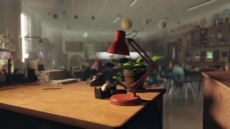 aula de clases de época