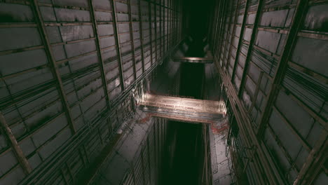 túnel oscuro y misterioso en construcción