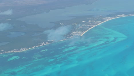 sunny playa mujeres caribbean shoreline in cancun