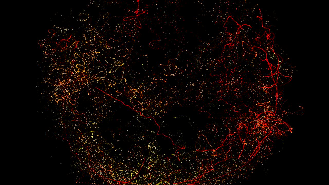 fondo abstracto con esfera de rastro