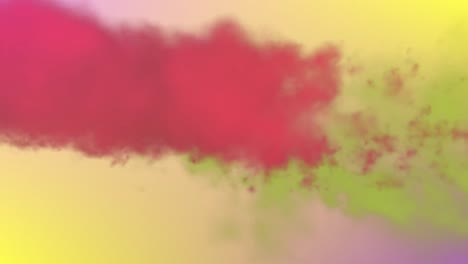 animación del cielo lleno de nubes en movimiento