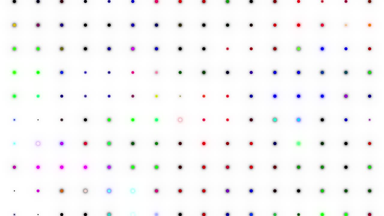 추상적인 애니메이션 다채로운 패턴 - 4k 다채로운 led 서클 라이트