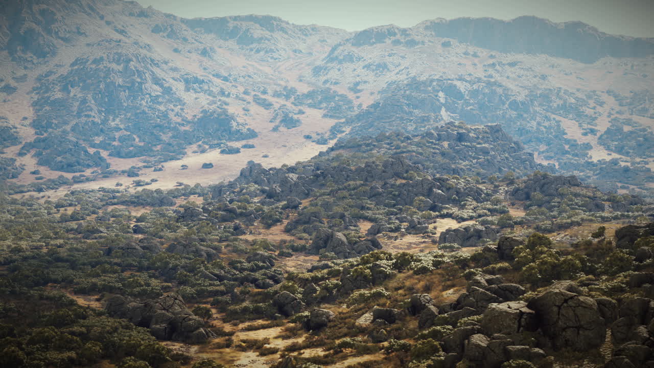 Impresionante Vista de una Cordillera
