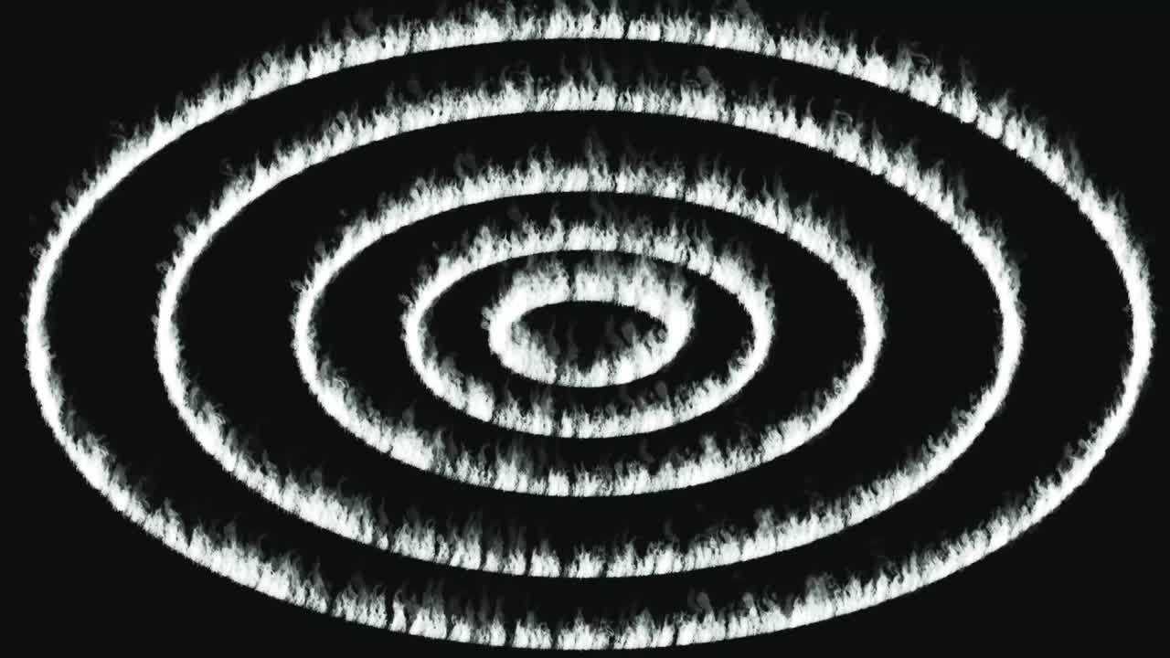 animación de partículas de color de llama gráficos de movimiento