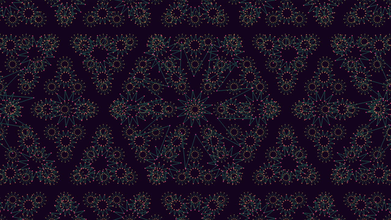 patrón en espiral púrpura interconectado con diseño circular