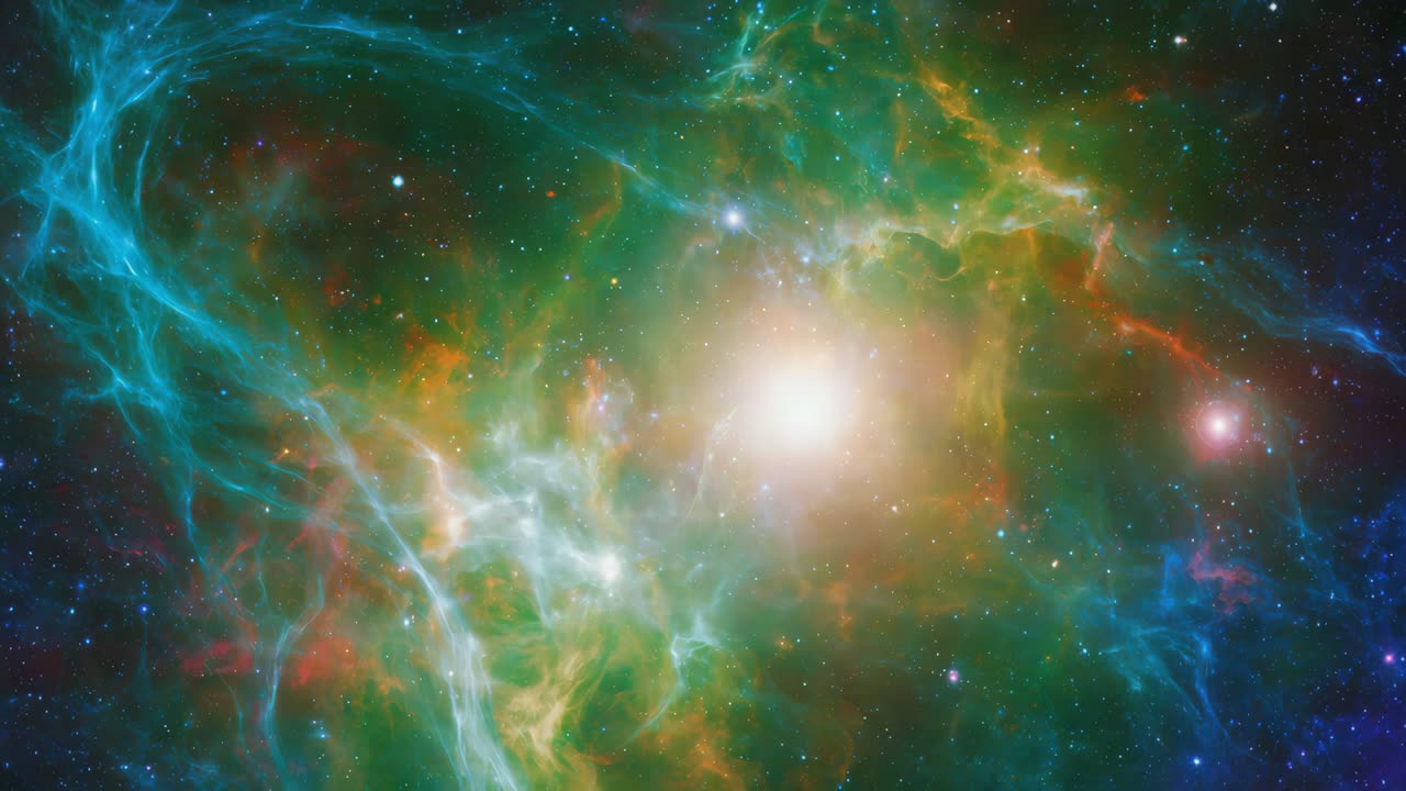 потрясающая туманность в глубоком космосе