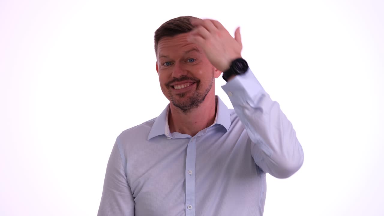 Man expressing disgust and disapproval