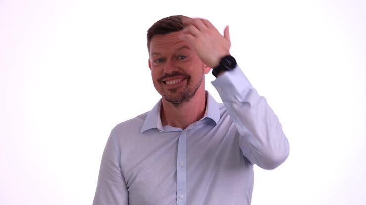 Man expressing disgust and disapproval