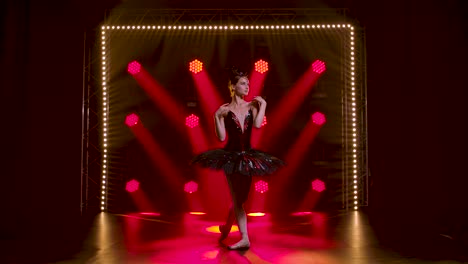 Graceful ballerina in a chic image of a black swan 2023 11 27 05 31 20 utc.mov | art, background, ballerina, ballet