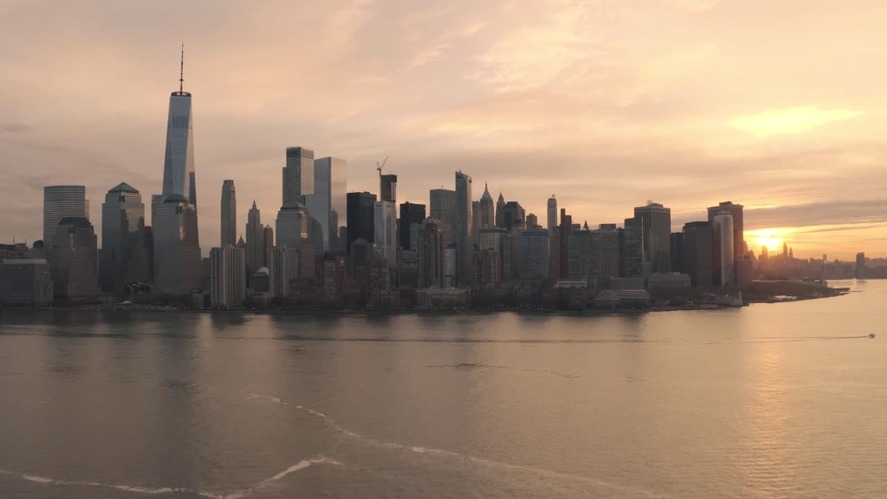 Luftopptak av nedre Manhattan