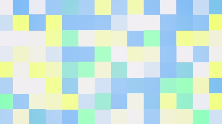 Colorful pixels pattern
