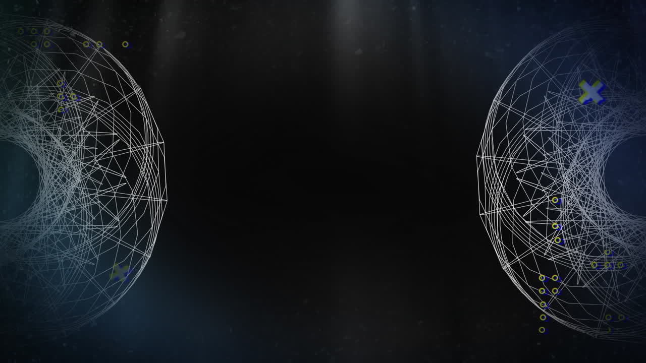 Animation of scopes scanning and markers