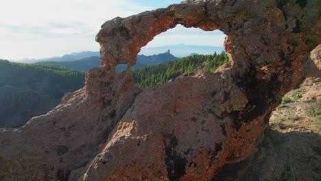 Aerial-view-of-the-Nublo-window-on-the-island-of-Gran-Canaria