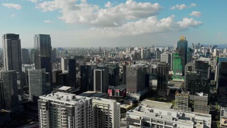 Pájaro-águila-halcón-halcón-En-El-Cielo-Sobre-Metro-Manila