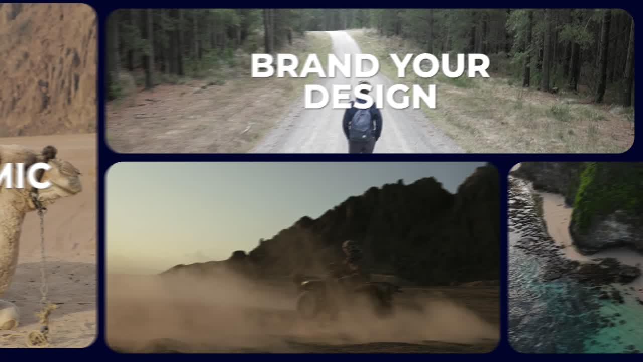 Multiscreen opener pro dynamické prezentace intro a moderní video branding