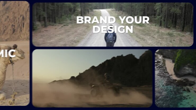 Multiscreen opener pro dynamické prezentace intro a moderní video branding