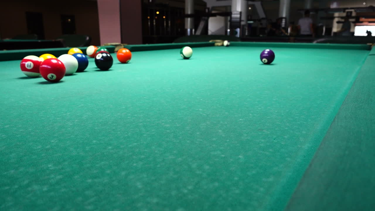 Game billiards. Process of a game