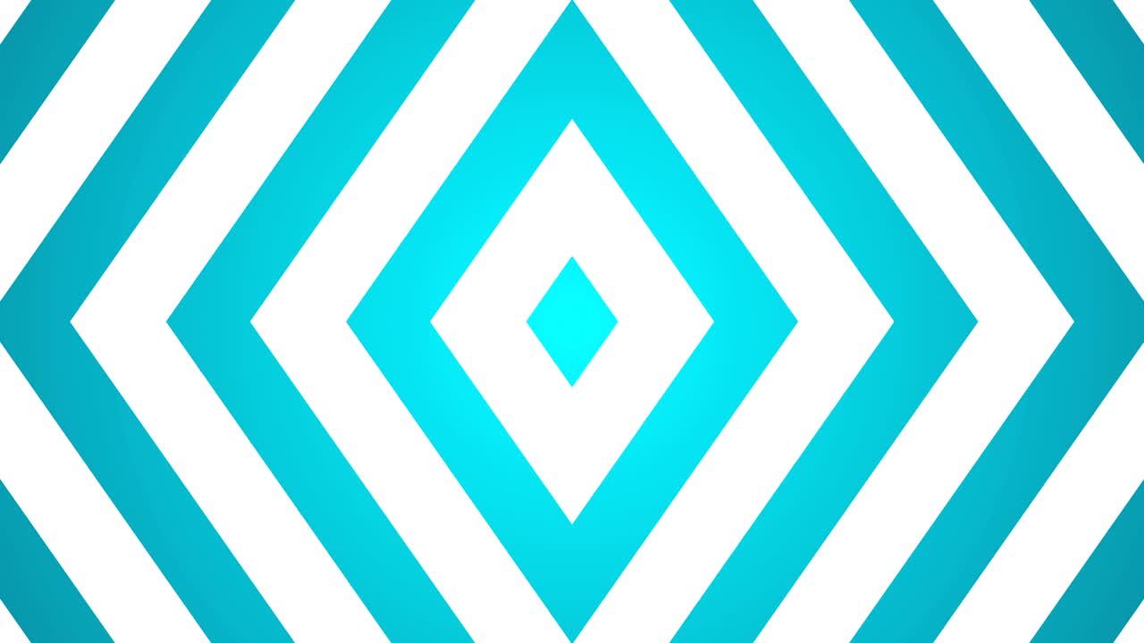 fondo simétrico geométrico que se expande en bucle de diamantes