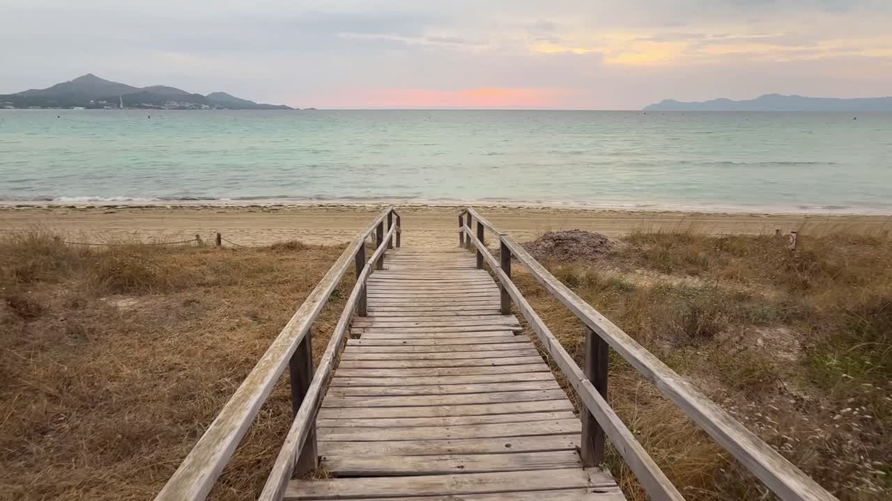 Alcudia beach called playa de Muro