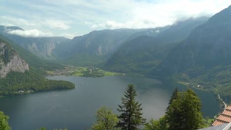 majestic valley of hallstatt as seen from hallstatt skywalk