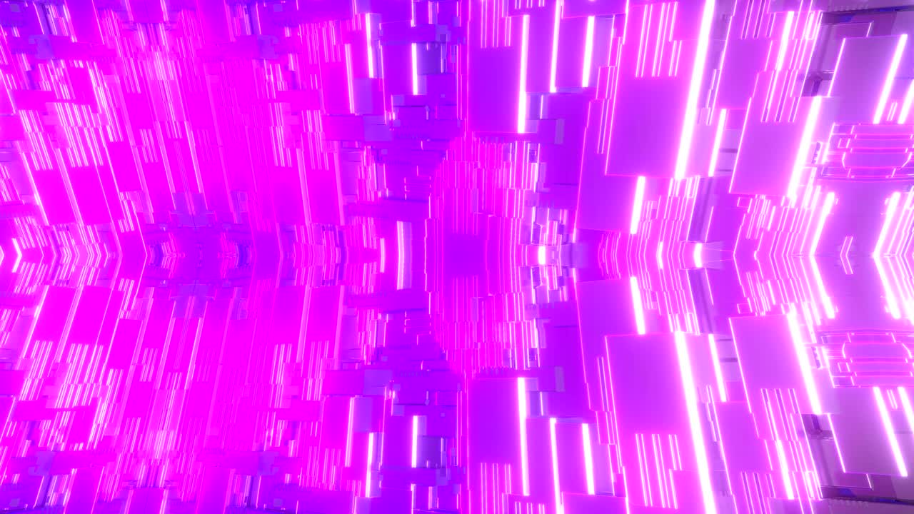 4k Looped Cybernetic Neon Background