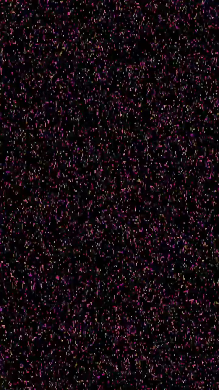 Digital Noise and Static Interference on Black Background