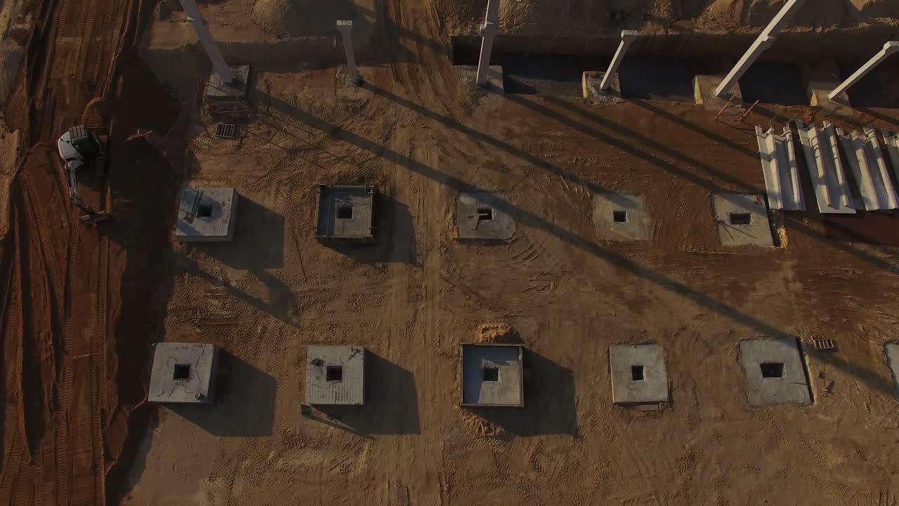 건설용 상위 뷰 산업 기계