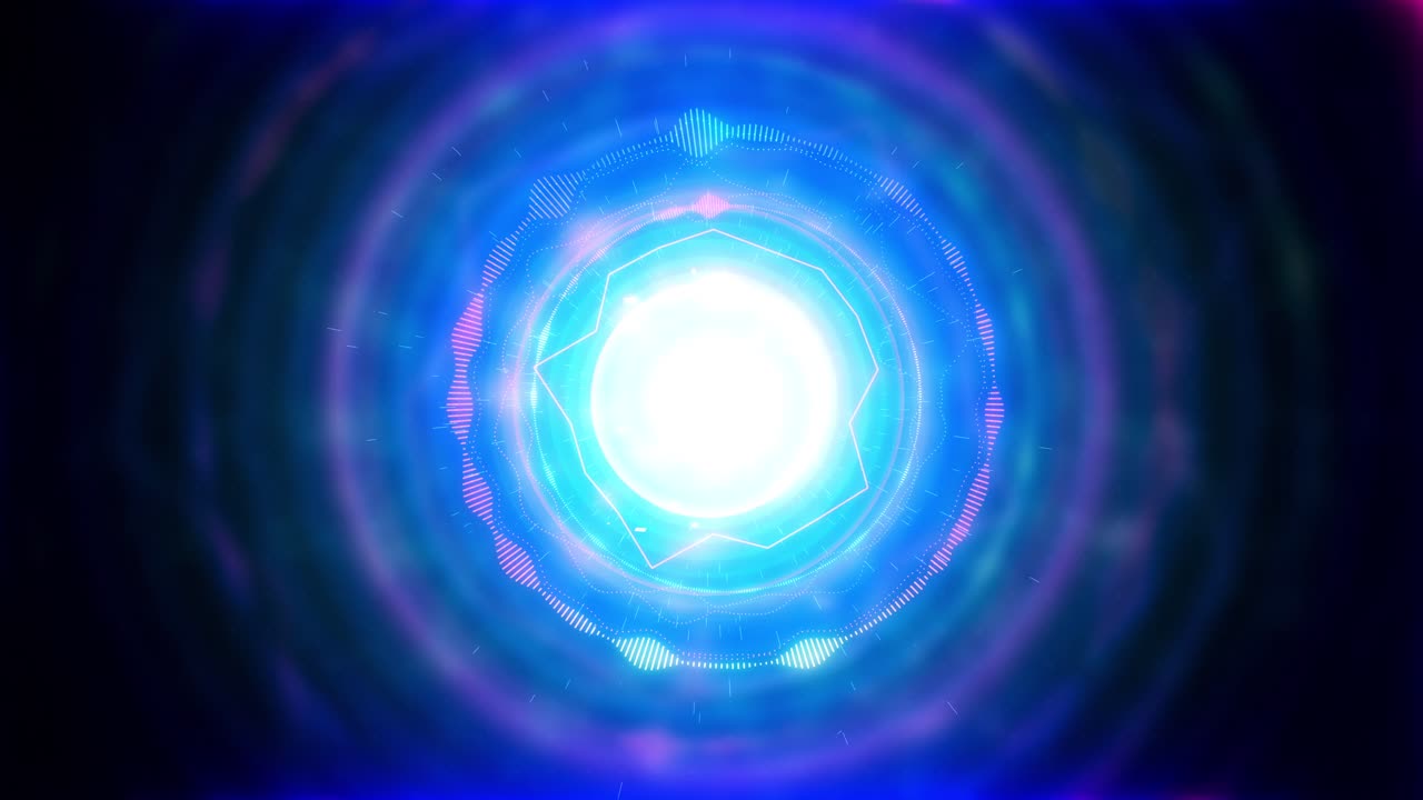 diseño circular futurista abstracto