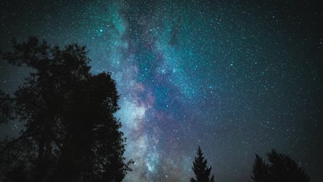beautiful milky way galaxy timelapse